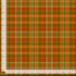 Thankful - Tartan Plaids Pumpkin Metallic fabric by Timeless Treasures with gold shimmer on orange plaid background.