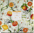 Citrus Garden Patty Cake by RJR Studio for RJR Fabrics – 10" fabric squares in vibrant lemon, lime, and floral prints.
