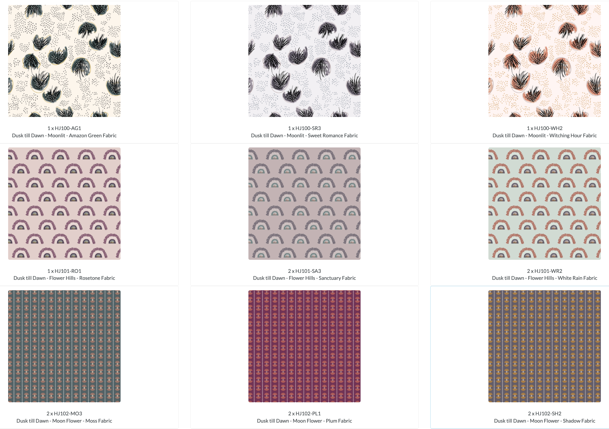 Dusk Till Dawn 10X10 Pack/Layer Cake