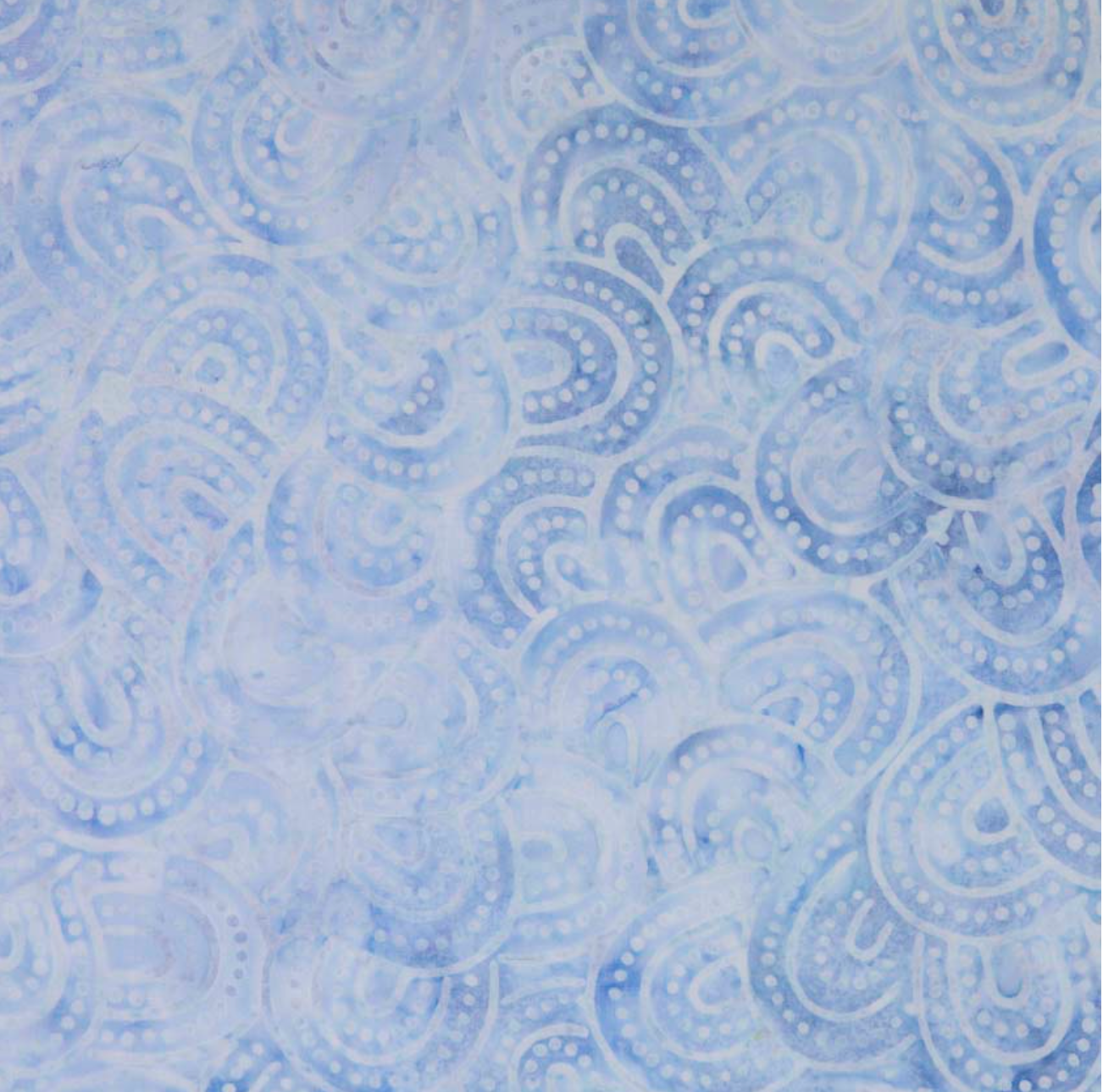 Ovals Lagoon Batik Fabric by Jinny Beyer – hand-dyed teal batik quilting cotton from Malam Batiks VIII for RJR Fabrics.