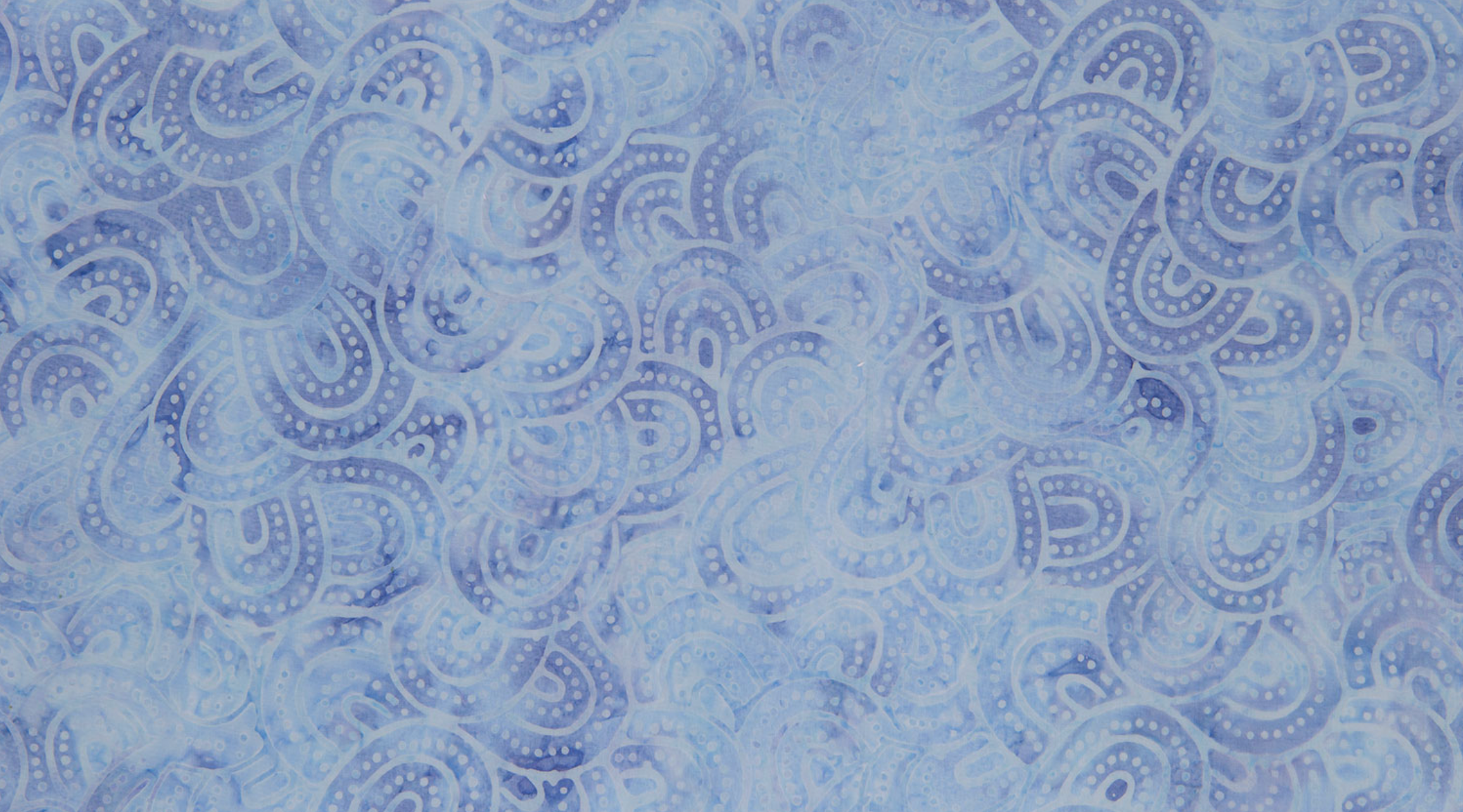 Ovals Lagoon Batik Fabric by Jinny Beyer – hand-dyed teal batik quilting cotton from Malam Batiks VIII for RJR Fabrics.