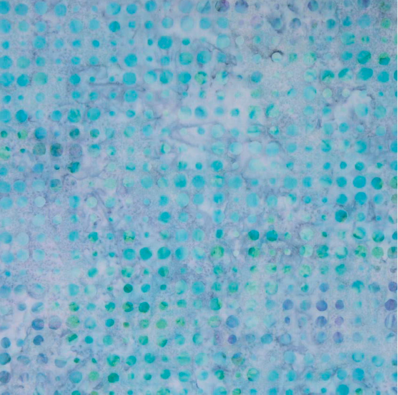 Dots Ocean Batik Fabric by Jinny Beyer – blue batik cotton with dotted design from Malam Batiks VIII for RJR Fabrics.