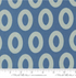Urban Whisper Mochi Linen Denim fabric – loop geometric dots by Zen Chic for Moda Fabrics