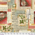 Holiday Collage Canvas – Multi by Tim Holtz, Holidays Past Canvas Cloth