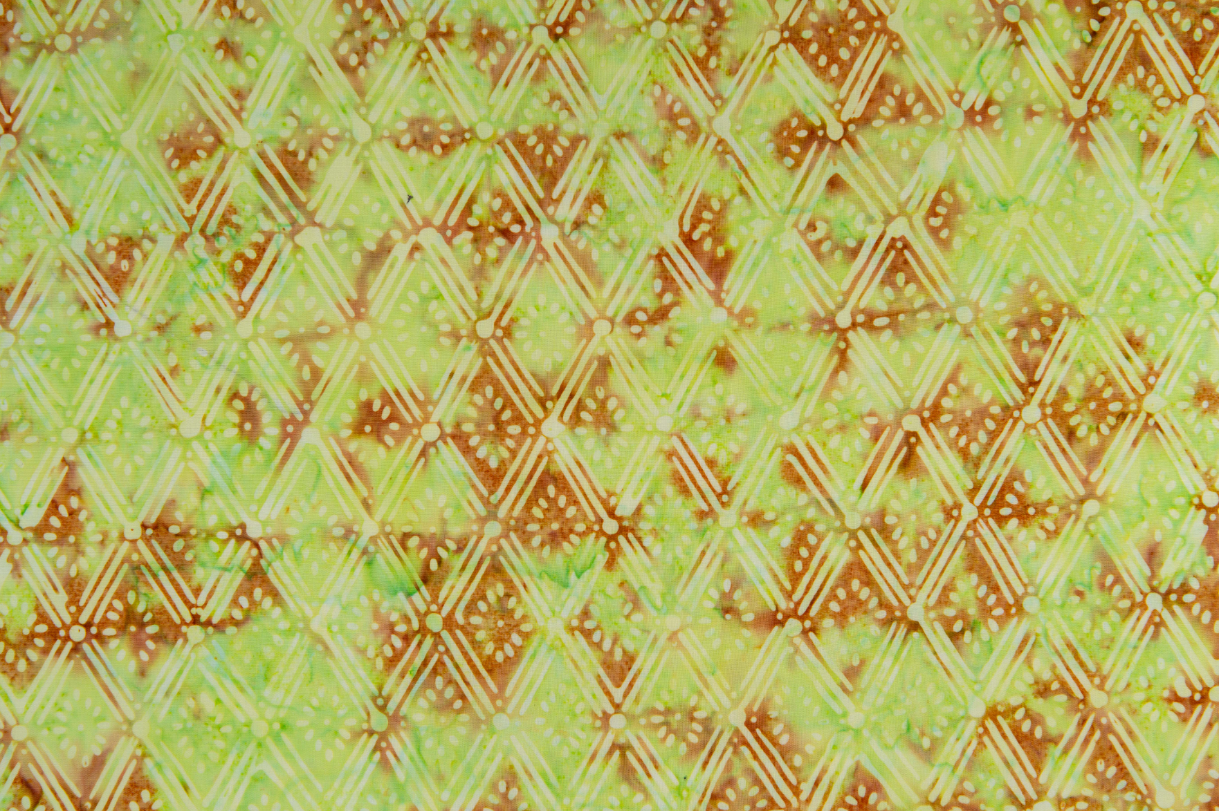 Diamond – Lemon batik fabric by Jinny Beyer - geometric diamond batik in bright lemon yellow