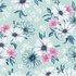 Wishwell Lawns Florals Mint Cotton Lawn Fabric by Vanessa Lillrose and Linda Fitch for Robert Kaufman – lightweight floral mint fabric.