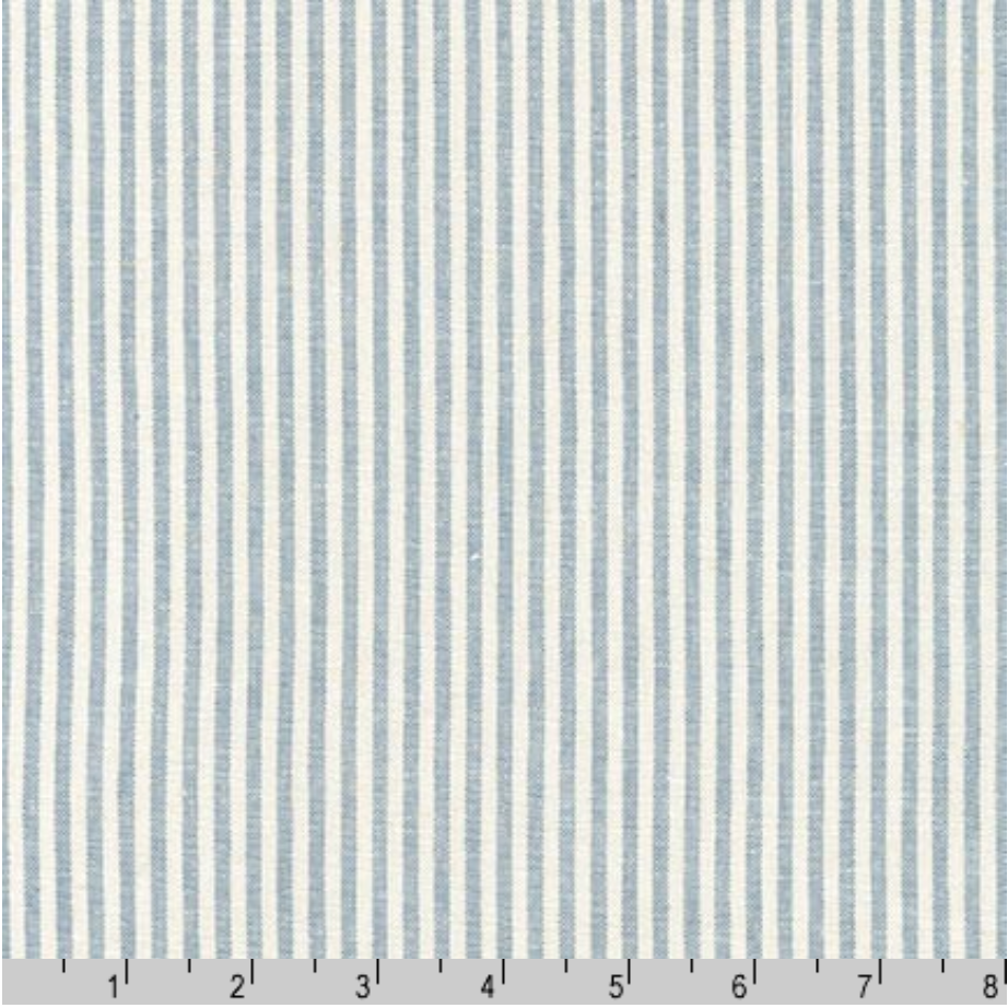 Essex Yarn Dyed Classic Wovens Chambray fabric by Robert Kaufman, linen cotton blend woven fabric