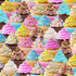 The Sweet Life – Got The Munchies – Packed Cupcakes Fabric by Timeless Treasures, quilting cotton with colorful cupcakes in pink, chocolate, and vanilla on a multi background – FOOD-CD3781 MULTI