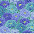 Kaffe Fassett Collective Tibetan Peony Blue Fabric by Philip Jacobs