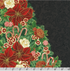 Holiday Flourish Peppermint Twist Christmas Tree Black Metallic Fabric Panel by Studio RK for Robert Kaufman – festive cotton panel for quilts and décor.