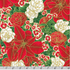 Holiday Flourish Peppermint Twist Flowers Pine Metallic Fabric by Robert Kaufman – metallic floral Christmas quilting cotton.