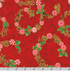 Holiday Flourish Peppermint Twist Peppermint Candies Scarlet Metallic Fabric by Robert Kaufman – red metallic Christmas quilting cotton.