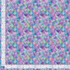 Digital cotton fabric Garden Delight - Geo Shapes by Timeless Treasures featuring pastel geometric mosaic shapes in purple, aqua, pink, and green.