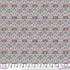 Little Chintz Multi Bexleyheath cotton lawn fabric by The Original Morris & Co. featuring pomegranate and floral motifs in red, blue, and green by Free Spirit Fabrics.