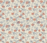 Jasmine Biscuit Bexleyheath cotton lawn fabric by The Original Morris & Co. featuring jasmine vines and floral motifs in biscuit, blue, and red tones by Free Spirit Fabrics.