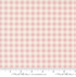 Cottage Charm Fading Rose Gingham Fabric by My Sew Quilty Life for Moda Fabrics – soft pink and ivory check 100% cotton quilting fabric with smooth texture.