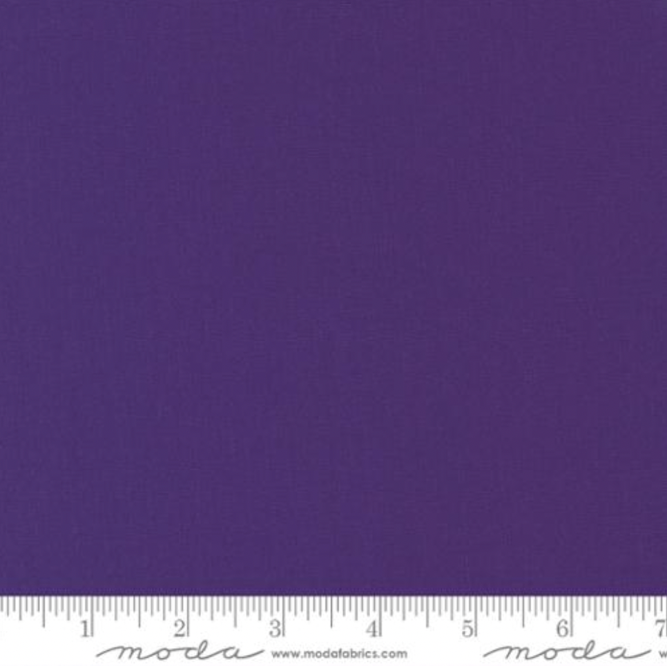 Bella Solids Purple Fabric by Moda Fabrics – rich solid purple cotton fabric.