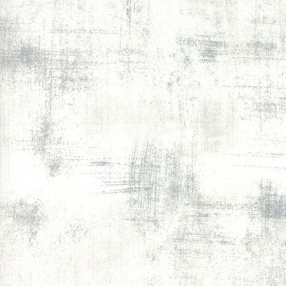Grunge Fog 108" wide quilt backing fabric by BasicGrey for Moda Fabrics showing gray and white textured surface.