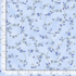 Sky blue floral vine fabric with gold metallic accents by Chong-a Hwang for Timeless Treasures.