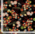 Lotus Garden Asian floral metallic quilting cotton fabric