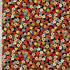 Lotus Garden cherry blossoms metallic quilting cotton fabric