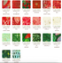 Artisan Batiks Twinkle Lights holiday batik jelly roll with red and green Christmas fabrics.