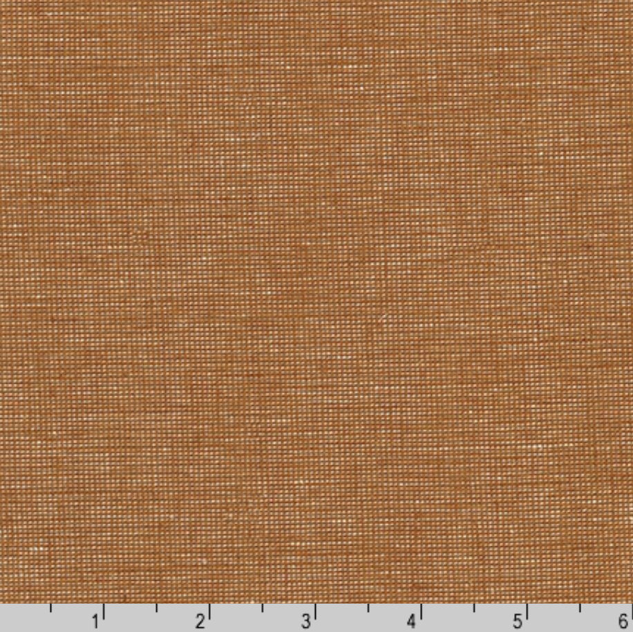 Roasted pecan brown Essex yarn dyed homespun linen cotton fabric