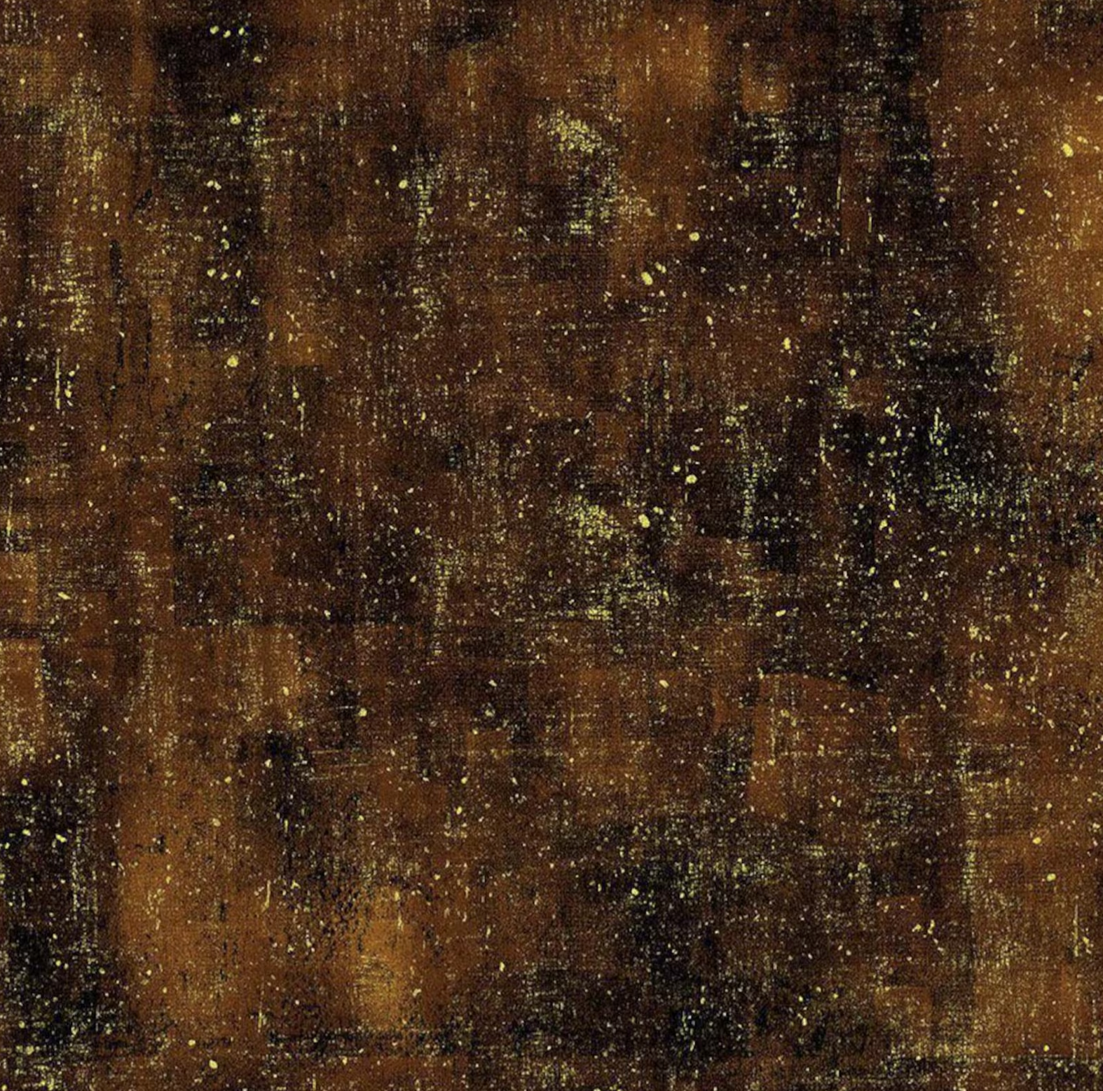 Cleo - Golden Scratched Texture Brown Metallic Yardage