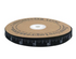 black cotton twill tape with white ruler markings