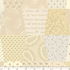 cream tumbler patchwork cotton fabric by Jeni Gaston for Marcus Fabrics