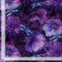 Purple floral wide quilt backing fabric with dragonflies and butterflies by Timeless Treasures