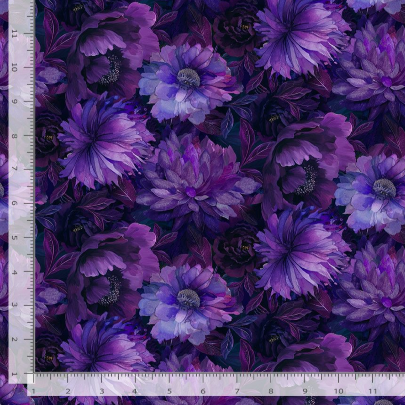 Dragonfly Mist - Large Floral Yardage