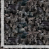 Realistic packed black cattle and cow cotton fabric by Timeless Treasures