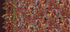 Effervescence Autumn cotton fabric featuring intricate dot-painting inspired circles and organic mosaic patterns in rust, coral, orange, olive green, cream, and brown by Amelia Caruso for Robert Kaufman Fabrics.