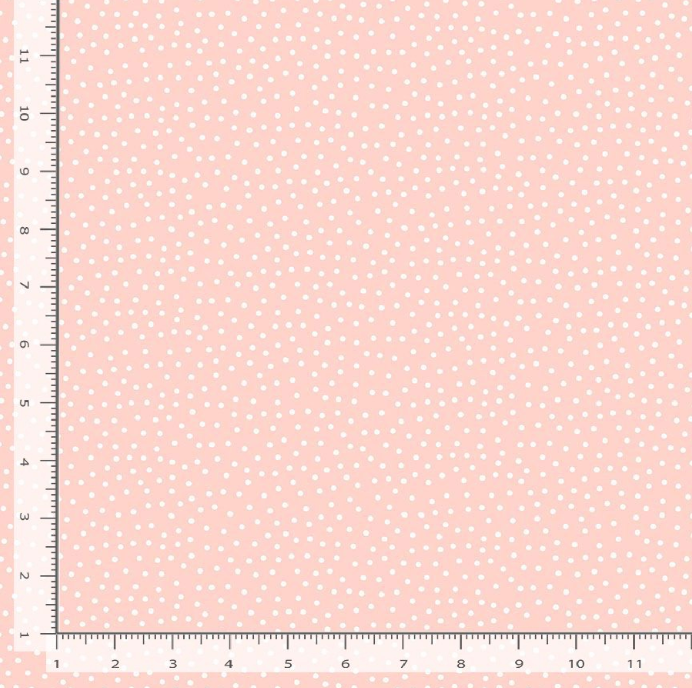 Til The Cows Come Home Dots Petal fabric by Timeless Treasures featuring tiny white scattered dots on a soft petal pink background, ideal for quilting, baby projects, and coordinating sewing designs.