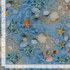 Water's Edge Shells and Starfish fabric by Chong-A Hwang for Timeless Treasures featuring realistic seashells, starfish, and shimmering blue ocean water in a digitally printed cotton fabric.