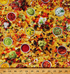 Loaded Nachos Supreme cotton fabric featuring colorful nachos with cheese salsa guacamole and jalapeños by Timeless Treasures Fabrics.
