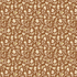 Summer Folk Little Florets Earth cotton fabric by Lissie Teehee for Cotton + Steel featuring delicate cream wildflowers on a warm brown background.