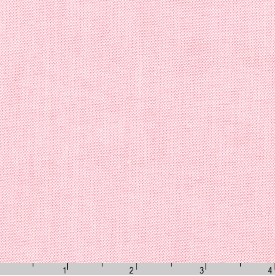 Japanese Classic Oxford Pink woven cotton fabric by Sevenberry for Robert Kaufman featuring a subtle basket weave texture in a soft pink solid.