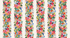 Wildwood Garden Party Vines Cream fabric by Rifle Paper Co. featuring colorful vertical floral bouquet stripes on a soft cream background.
