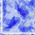 Evening Glow Water Paint Texture Blue metallic cotton fabric by Chong-A Hwang featuring layered watercolor shades of blue with shimmering gold metallic accents.