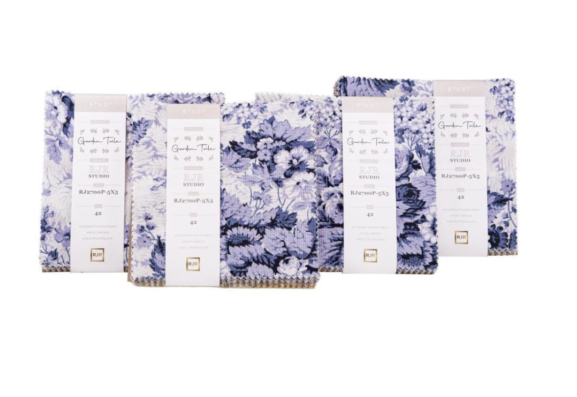 Garden Toile 5x5 Pack/Charm Pack
