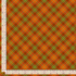 Give Thanks Bias Tartan Plaid Metallic cotton fabric by Timeless Treasures featuring diagonal autumn plaid in orange, rust, olive green, and gold metallic accents.