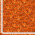 Feline Spooky Packed Jack O' Lantern fabric by Timeless Treasures featuring tightly packed glowing carved pumpkins on orange premium quilting cotton.