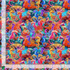 Underwater Paradise Sea Horses fabric featuring colorful seahorses swimming through vibrant coral reefs on premium digital cotton