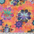 Venice Florals Coral cotton fabric by Christiane Marques for Robert Kaufman featuring large watercolor flowers in coral, pink, purple, turquoise and gold, perfect for quilting, apparel, bags and home décor.