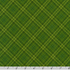 Forest green plaid cotton flannel fabric from the Bouquet of Roses Flowerhouse Collection by Debbie Beaves for Robert Kaufman.