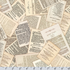 Library of Rarities Wide Book Pages Vintage 108-inch wide backing fabric by Robert Kaufman featuring an allover collage of antique book pages and vintage printed text on premium quilting cotton, ideal for quilt backs and home décor projects.
