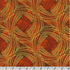 Golden Feathers Feather Swirls Cayenne Metallic quilting cotton fabric by Studio RK for Robert Kaufman featuring elegant gold metallic feather swirls on a rich cayenne background.