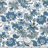 Vintage Fleur Floral White quilting fabric by Sevenberry for Robert Kaufman featuring blue and green vintage floral bouquets and paisley designs on a white premium Japanese cotton background.